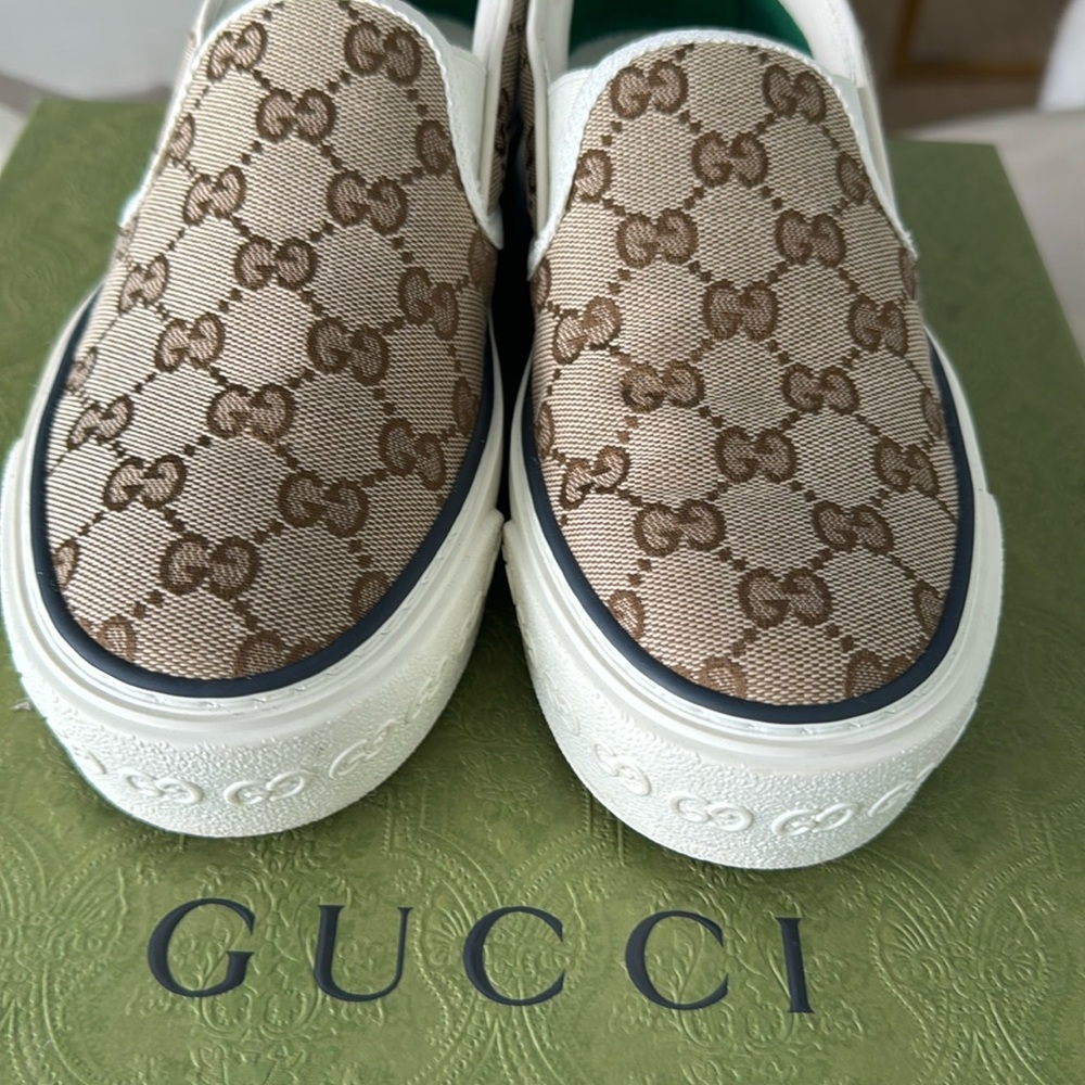 Gucci Tennis 1977 Slip-On 'Beige Ebony'